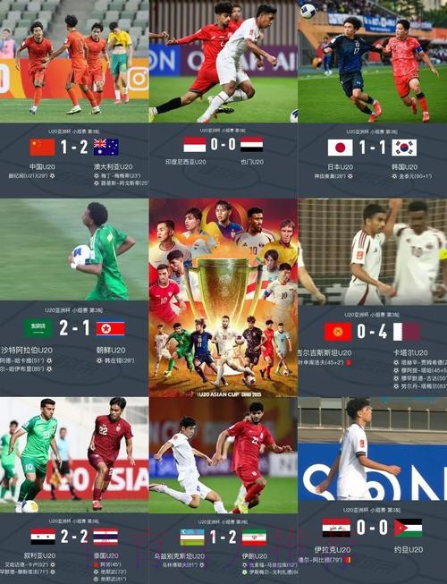 U-17亚洲杯小组赛次战 中国队3-5不敌澳大利亚队